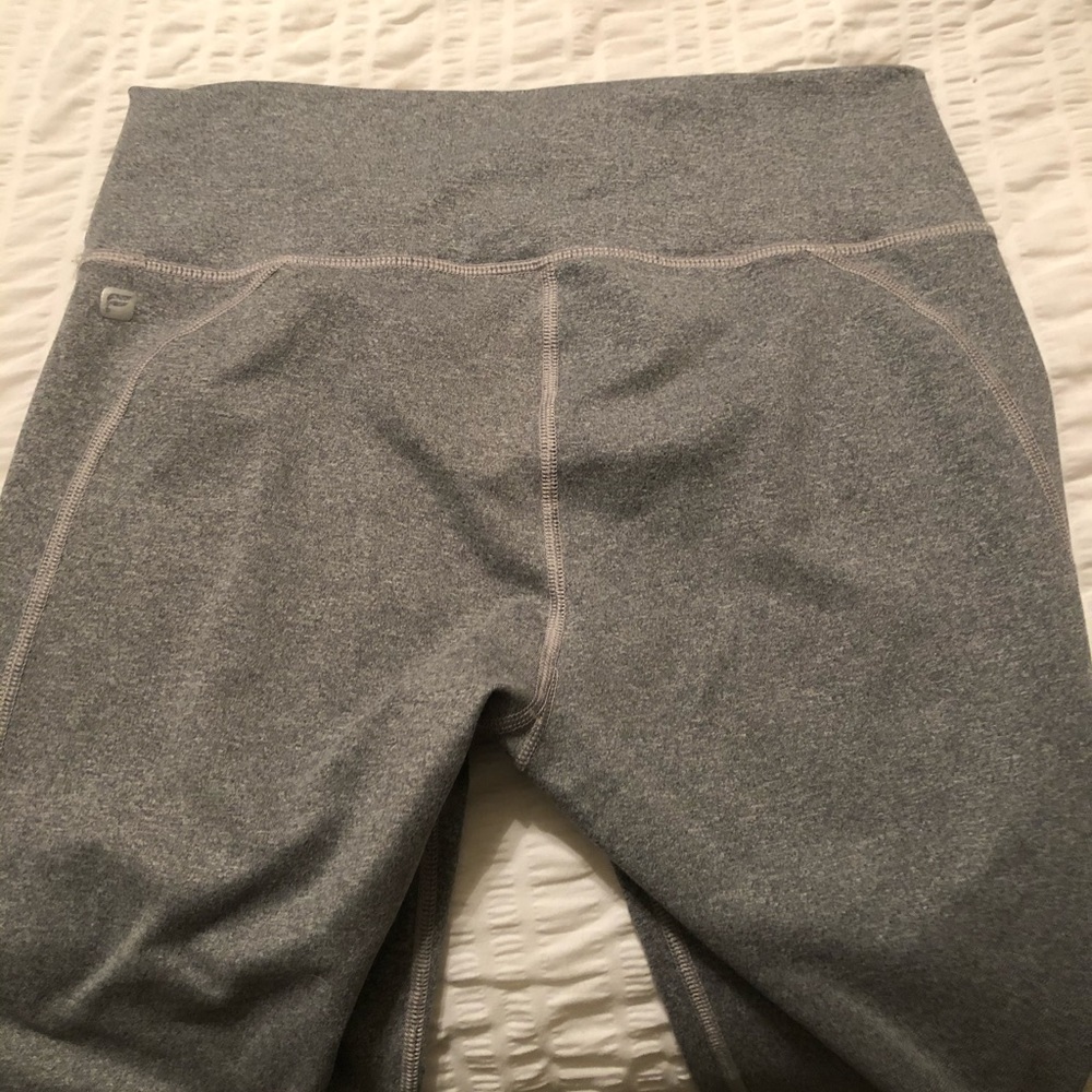 Grey Fabletics Crop Legging